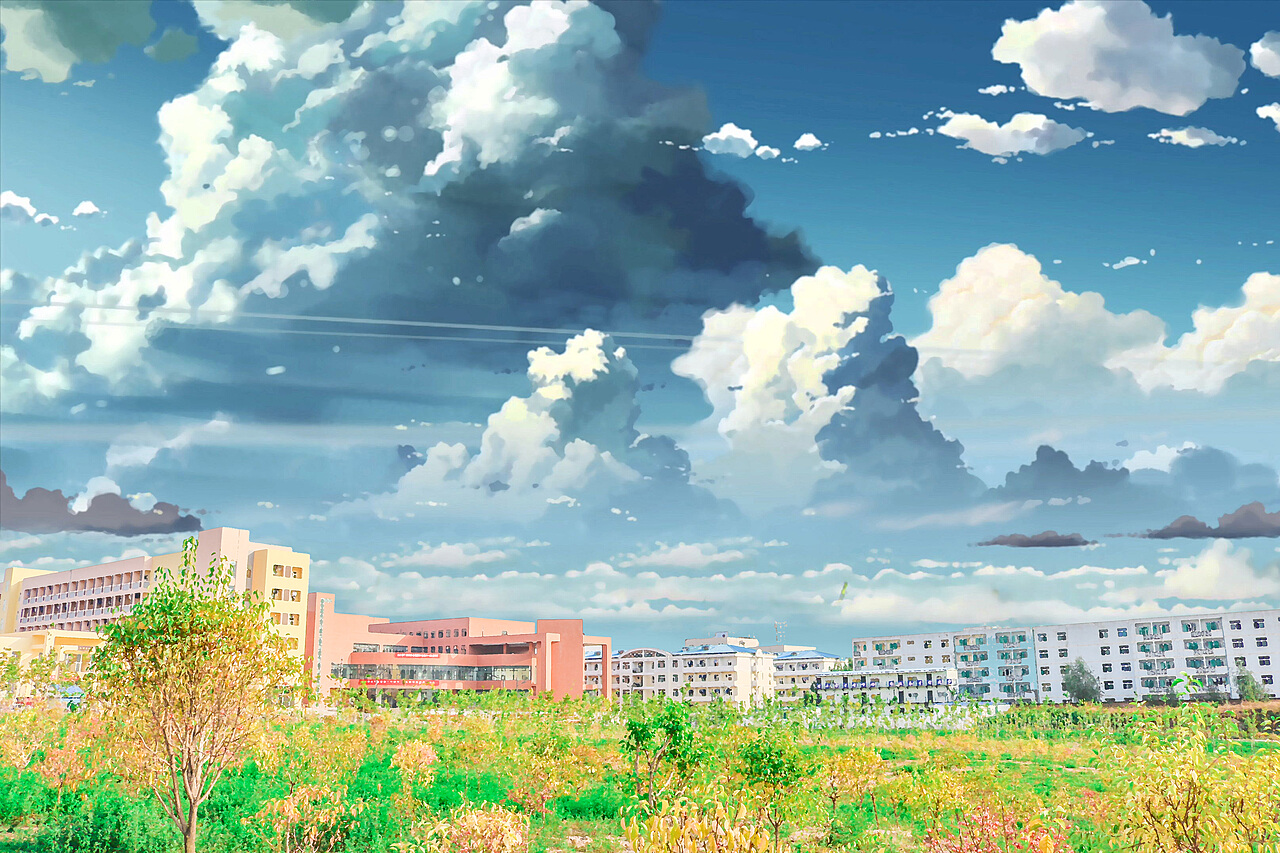 中北大學動漫設計 天空為幕，創意翱翔